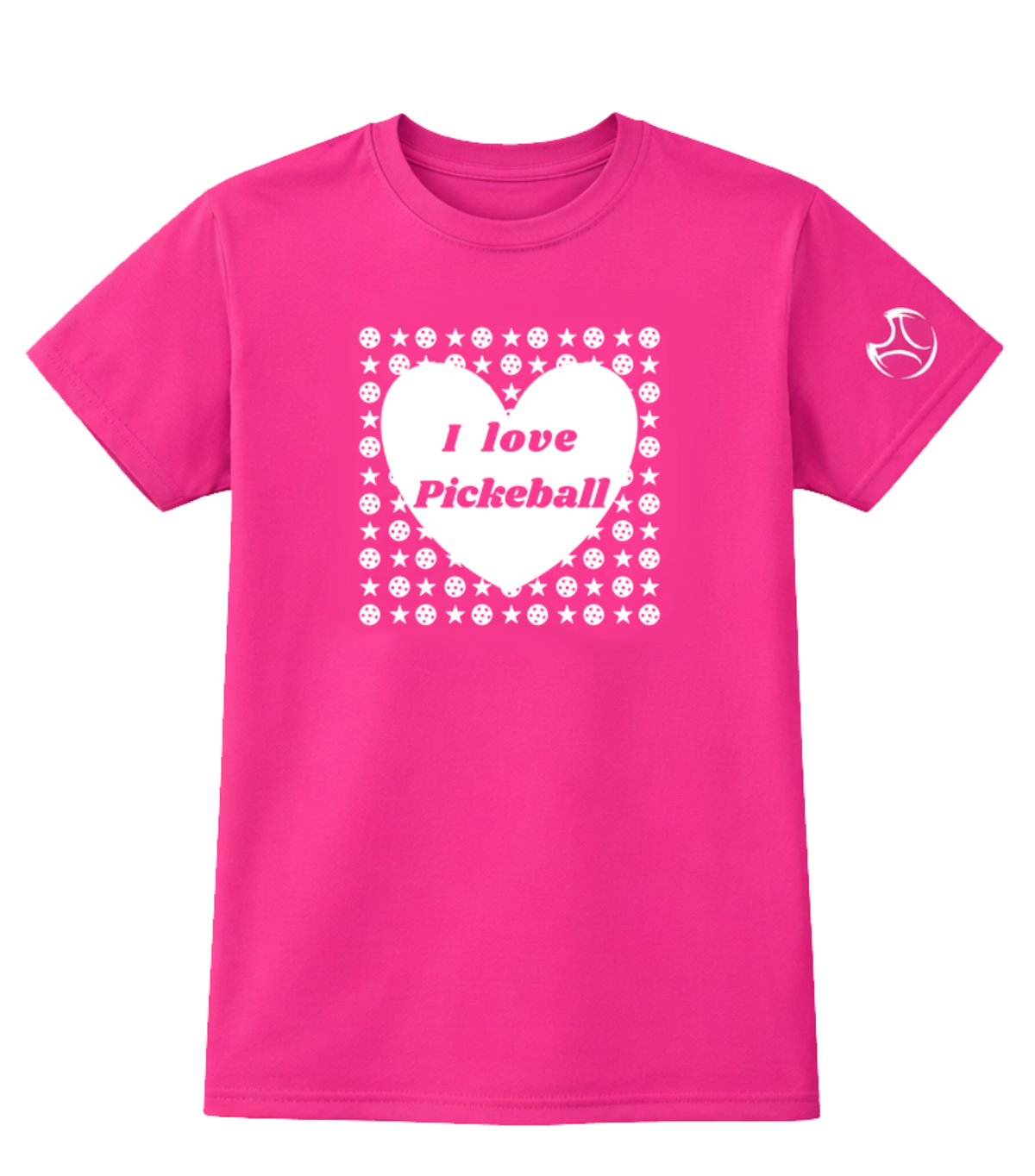 I Love Pickle Pickleball Cotton T-Shirt