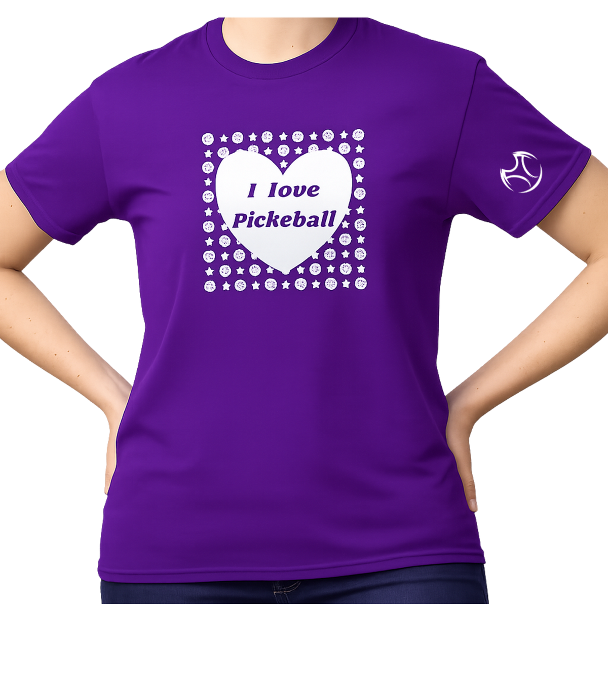I Love Pickle Pickleball Cotton T-Shirt