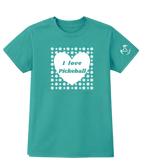 I Love Pickle Pickleball Cotton T-Shirt