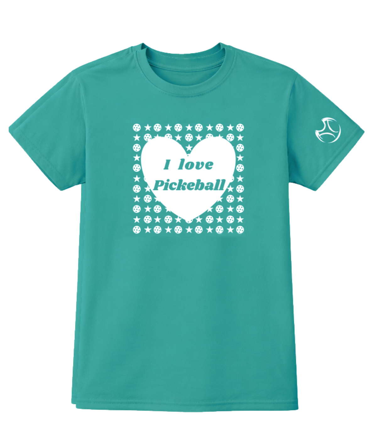 I Love Pickle Pickleball Cotton T-Shirt